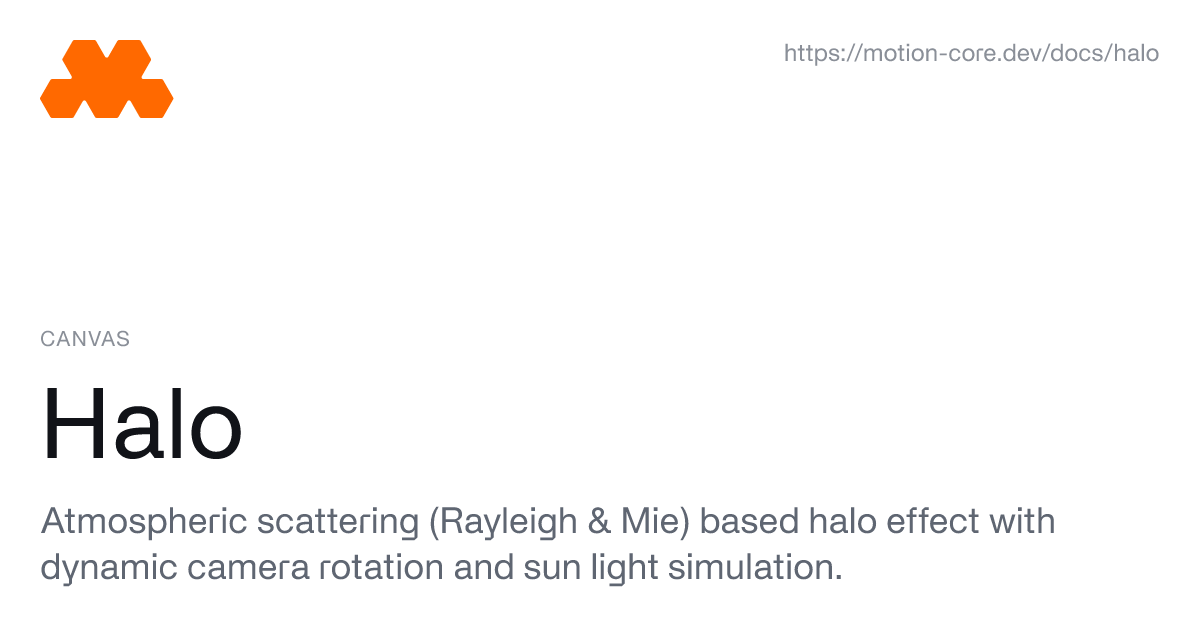 Halo - Motion Core